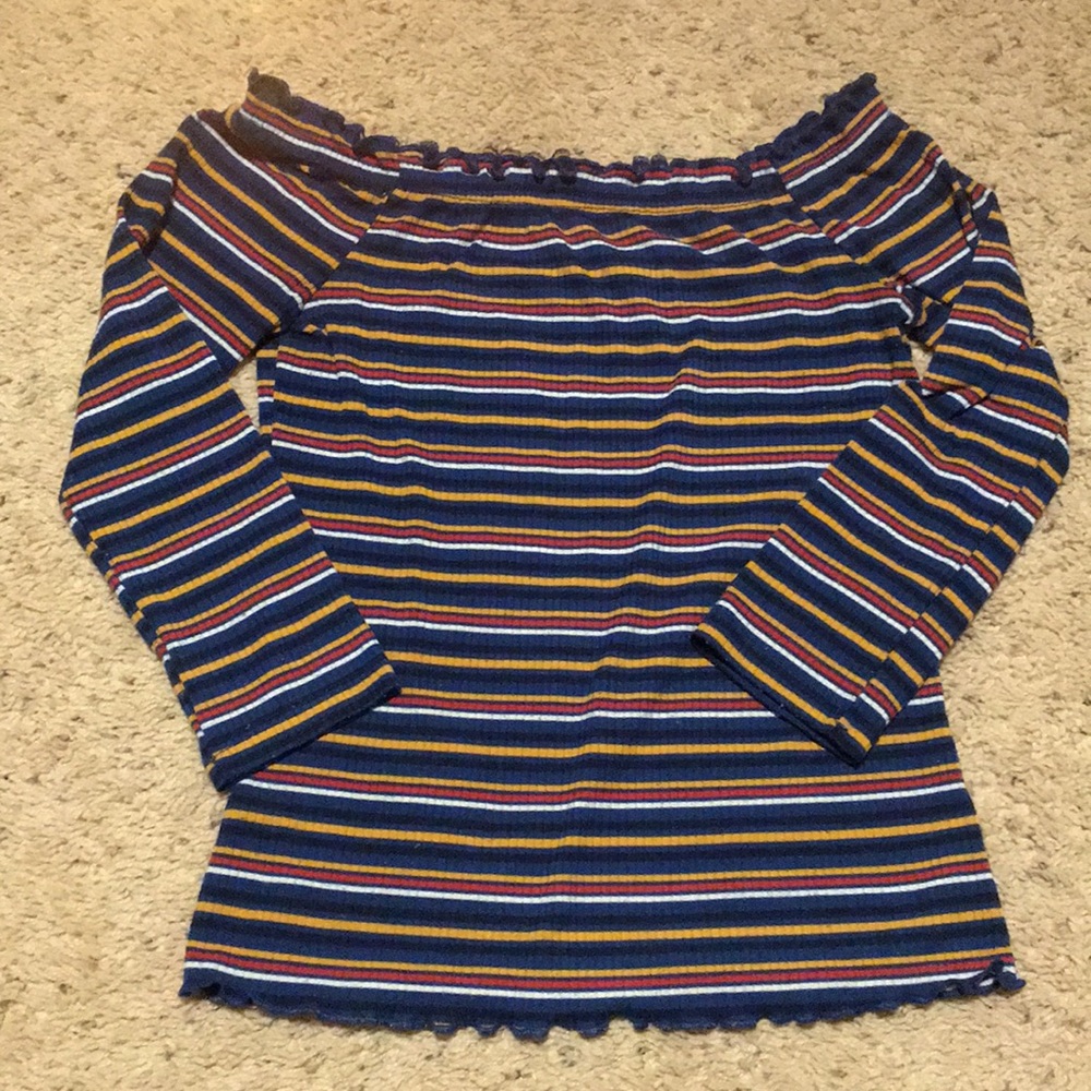 Off the shoulder crop top